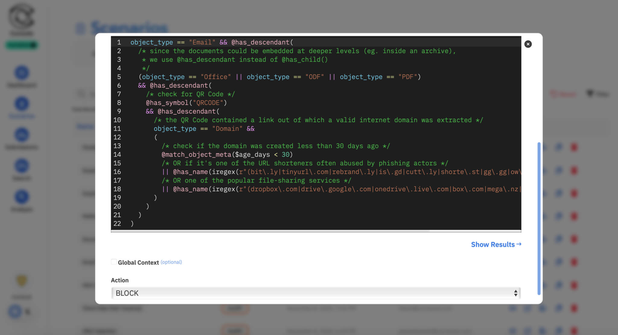 Quishing Detection Scenario