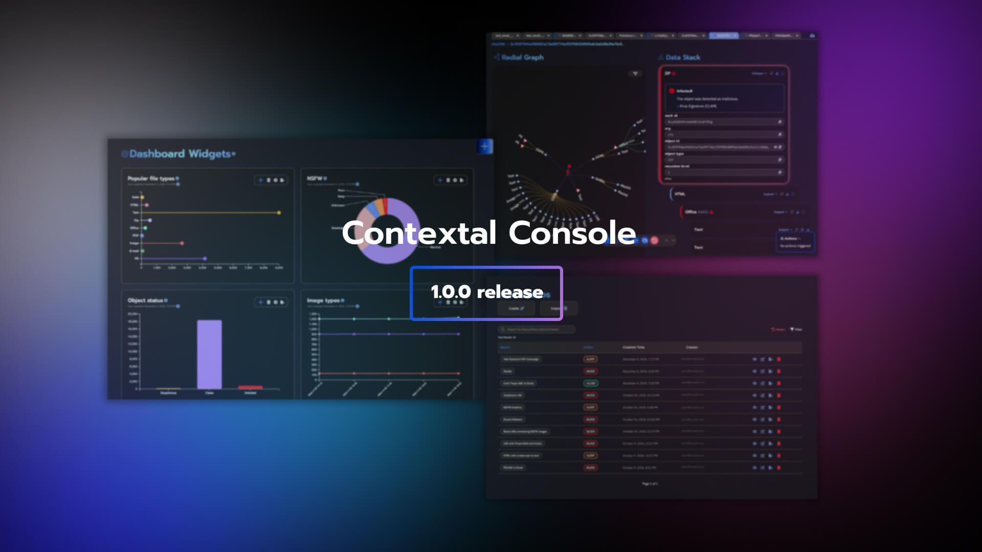Introducing Contextal Console