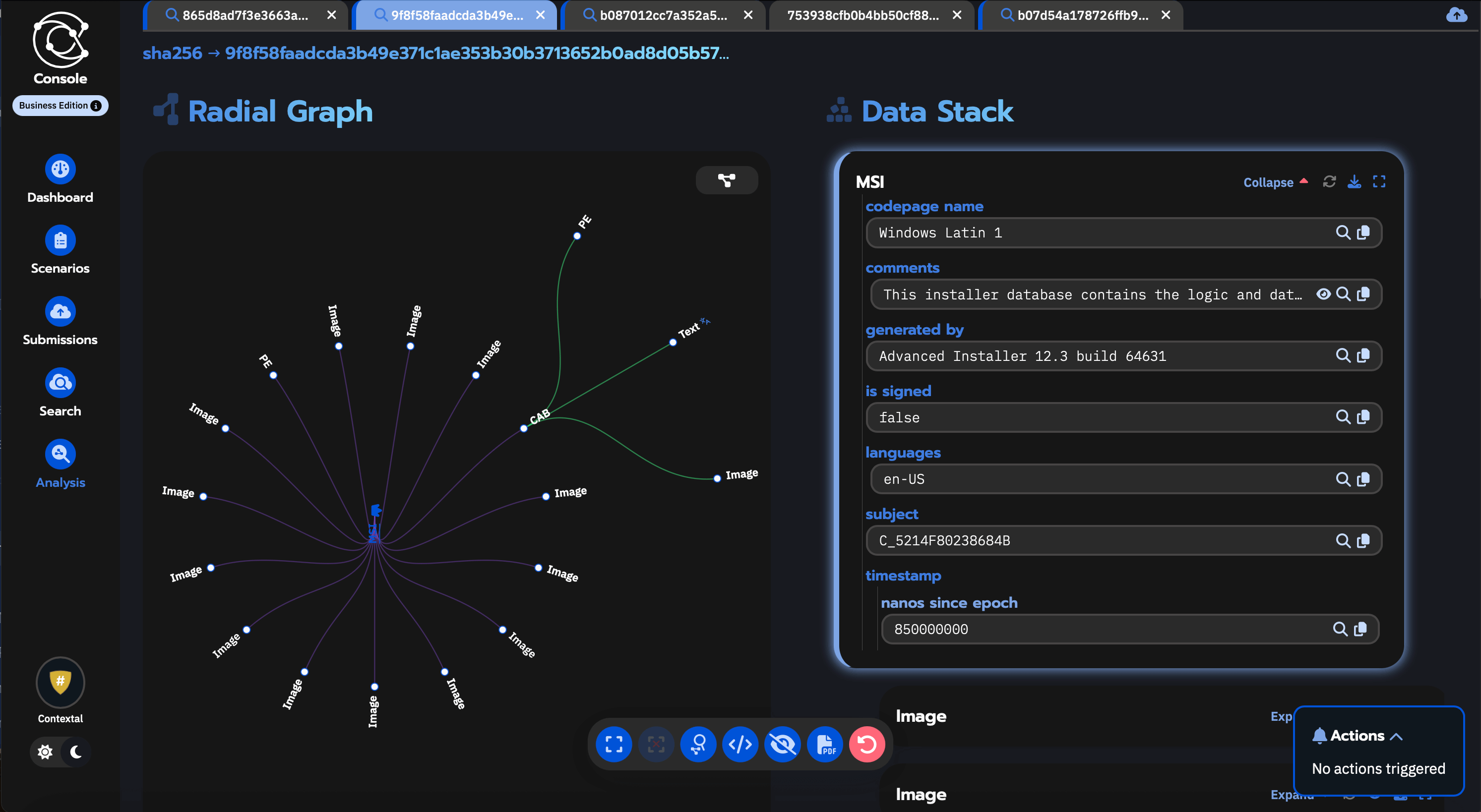 Contextal Console UI 1