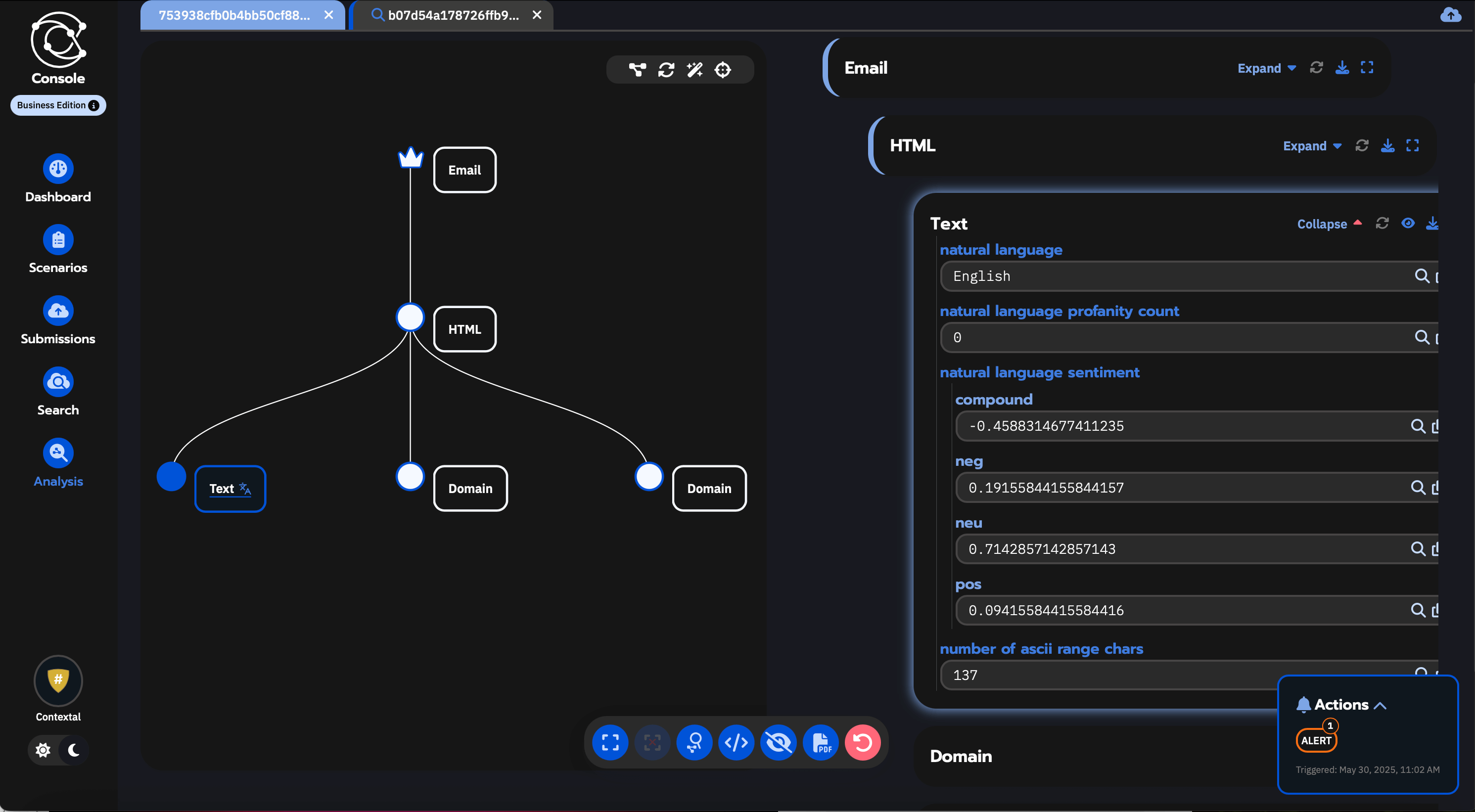 Contextal Console UI 2
