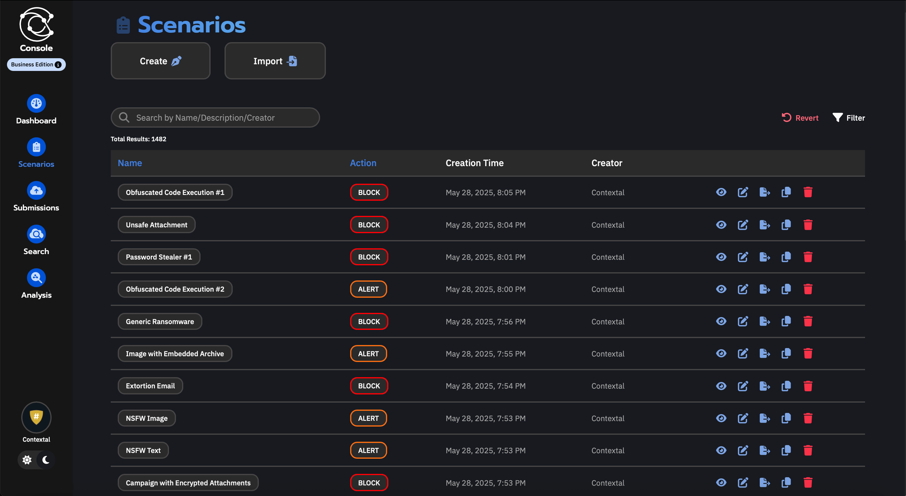 Contextal Console UI 3