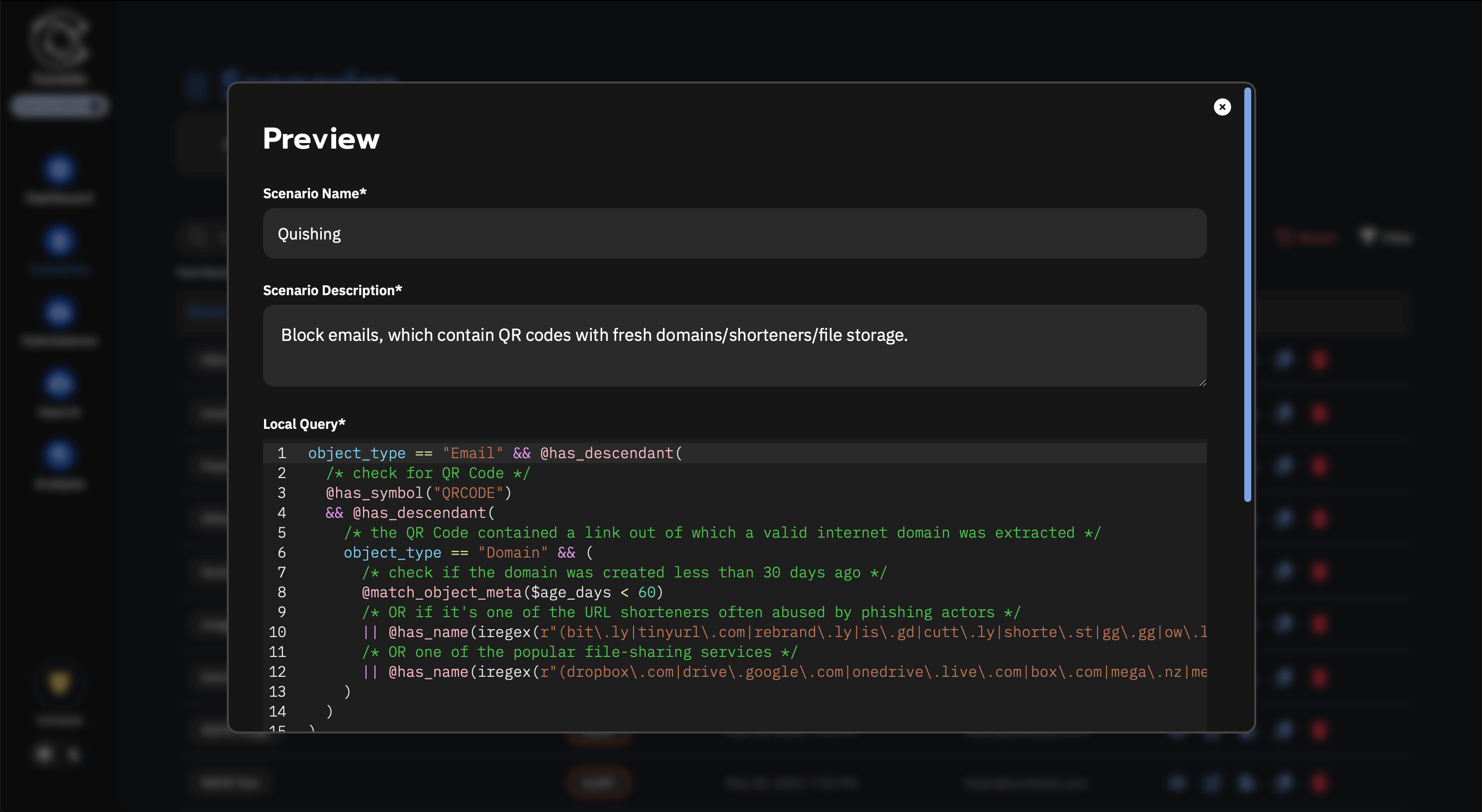 Contextal Console UI 4